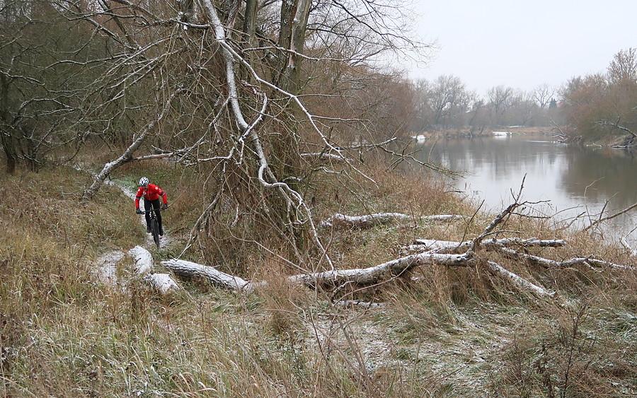 Grudniowe klimaty nad Wartą