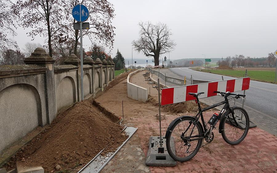 W Łodzi remont rowerówki - będziemy kręcić tym zwężeniem po lewej