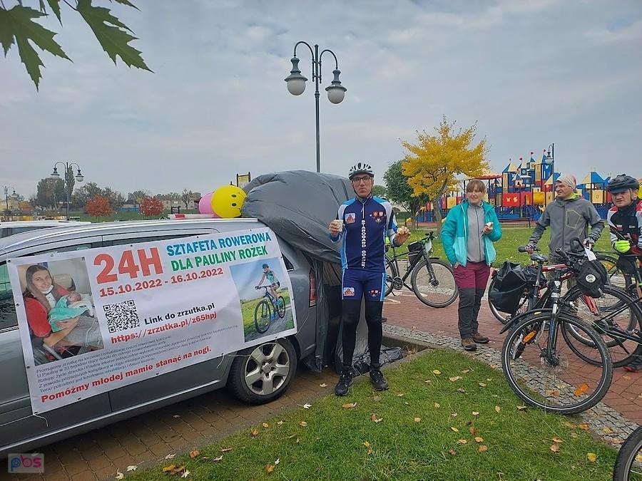 Rowerowa sztafeta dla Pauliny