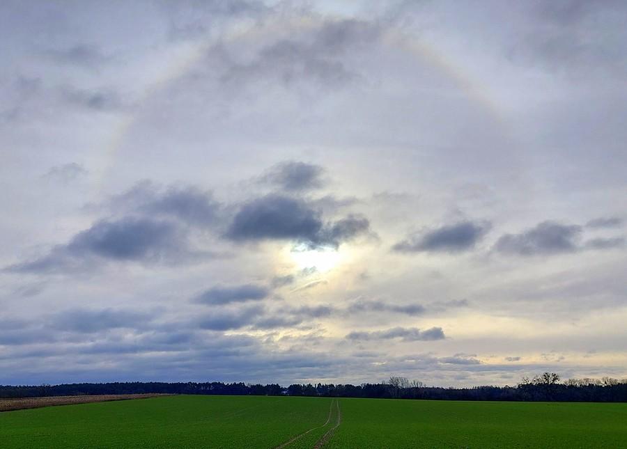 Tęcza nad Lusowem