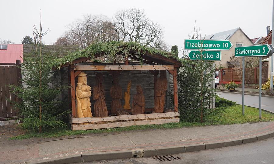 Szopka na skrzyżowaniu