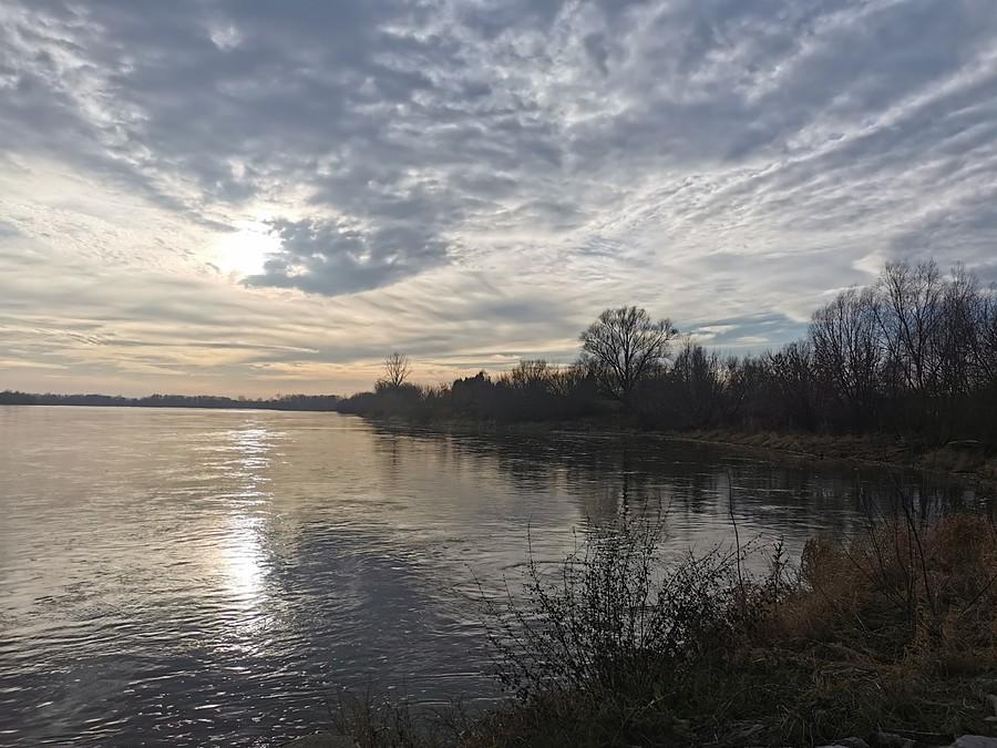 Wisła na przystani w Gassach