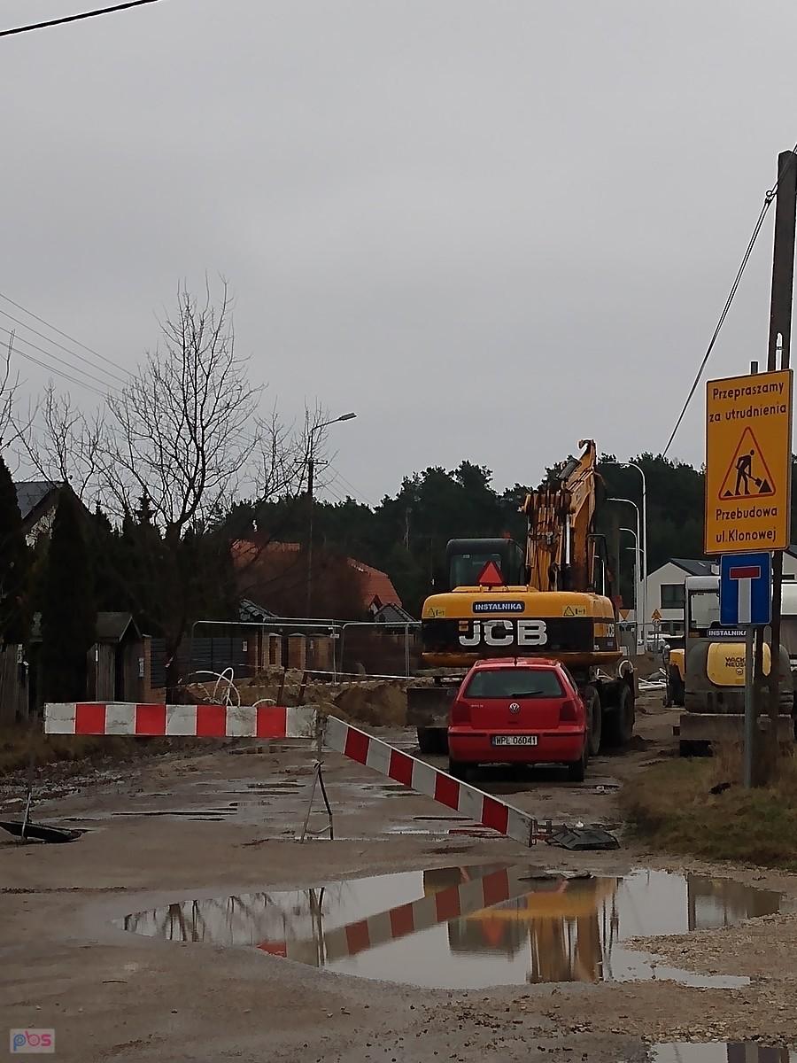 Droga w Koczargach teraz naprawdę bez przejazdu