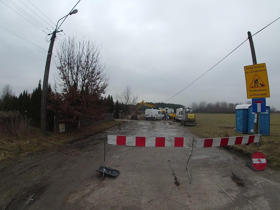 Klonowa w Koczargach znów nieprzejezdna