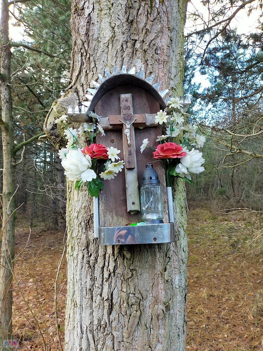 Kapliczka na wjeździe w Sokole Góry od Lipówek