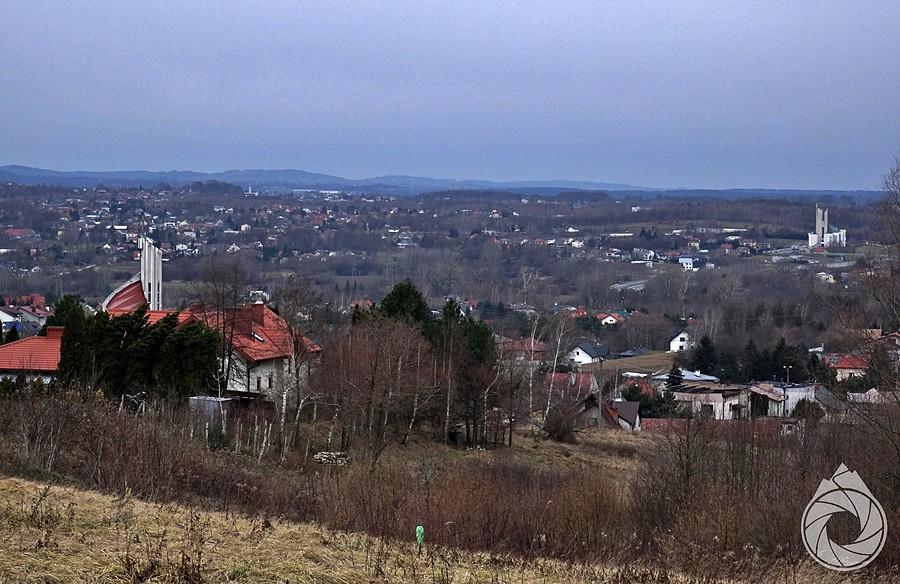 okolice Tarnowa ze zjazdu z Marcinki