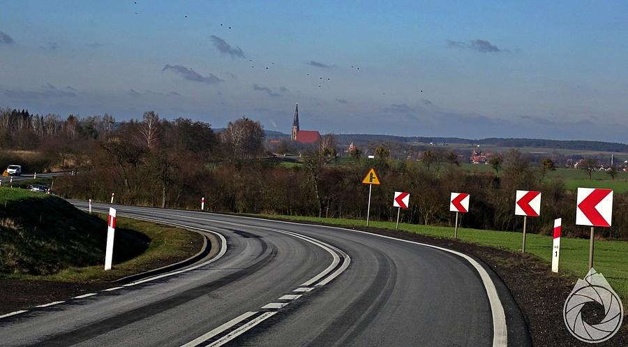 wyjazd z Chojnej na południe
