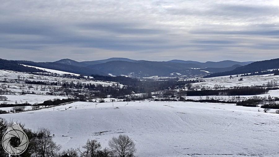 widok na Przedbieszczady znad Mszany