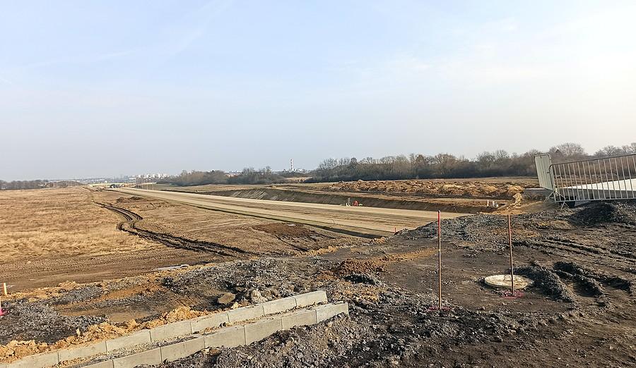 Trwa budowa obwodnicy Przecławia - 23 lutego 23 r.