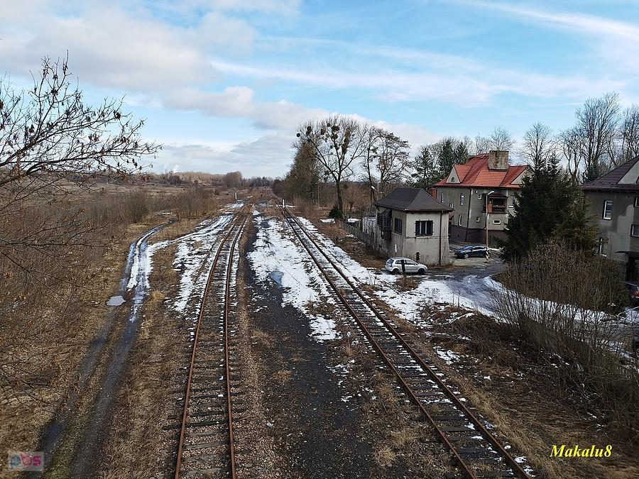 Resztki stacji Brzeziny Śl.