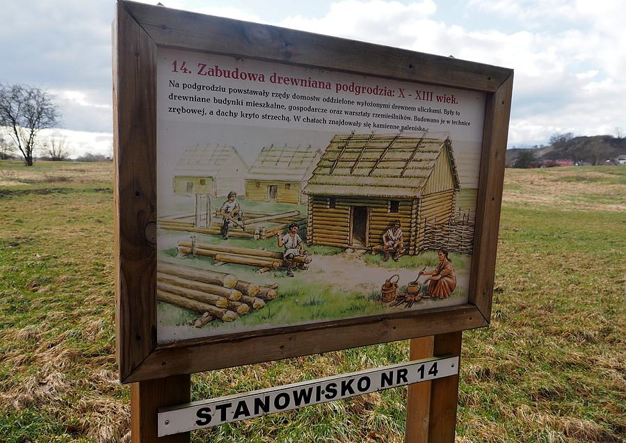 Zabudowa podgrodzia X-XIII wiek