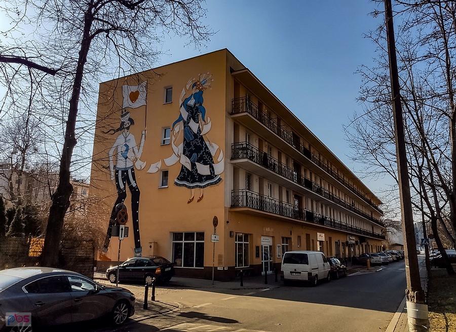 Mural - Miłość w czasach zarazy