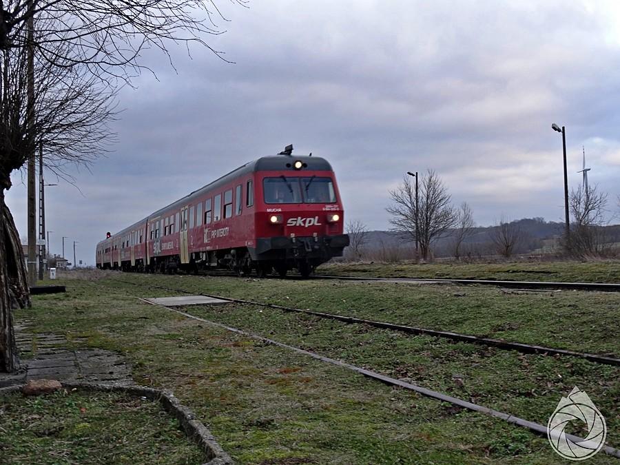 TLK Bieszczady majestatycznie wtacza się na stację we Wróbliku