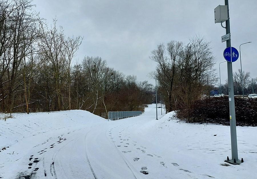 Nowy łącznik z Wartostradą. Taki... biały :)