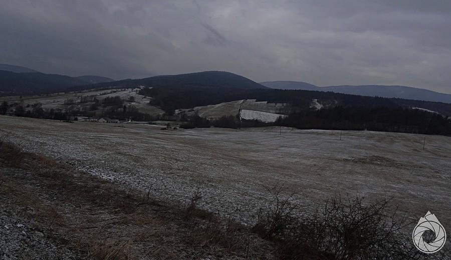 Beskid Niski trochę przyprószony
