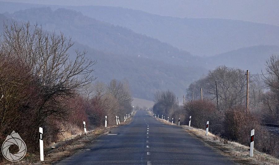 dłuuugie proste w stronę granicy nad Bodvou