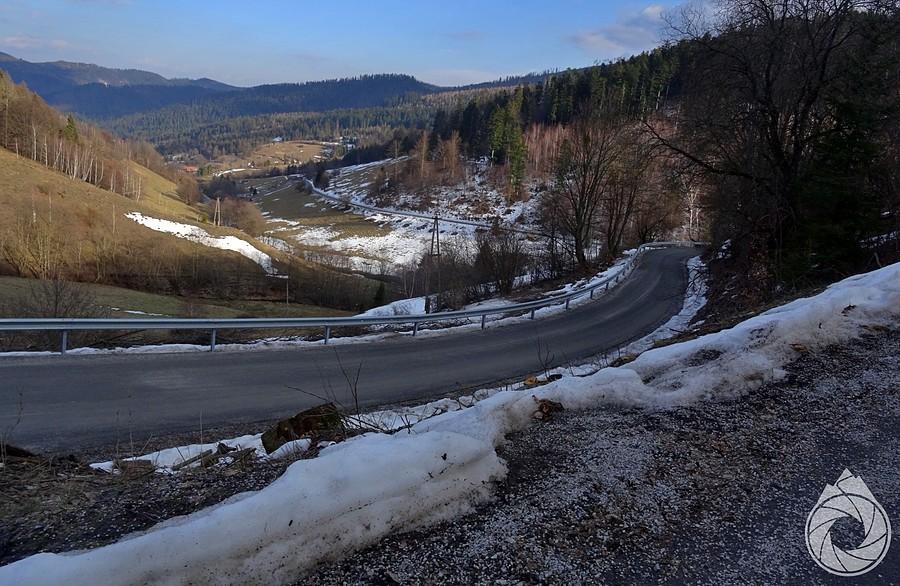 podjazd na sedlo Uhorna (999m)