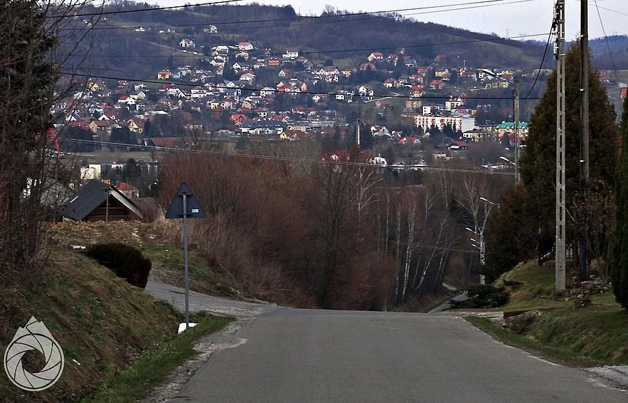 Stryżów ze zjazdu z Brzeżanki