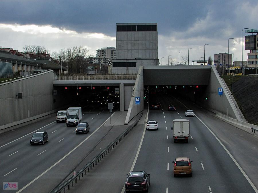 Tunel POW od strony Wilanowa