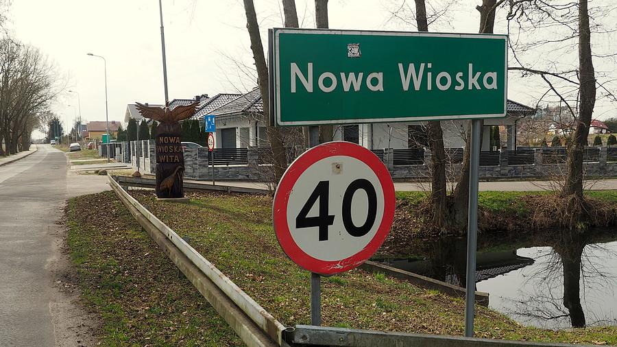 Nowa Wioska wita.