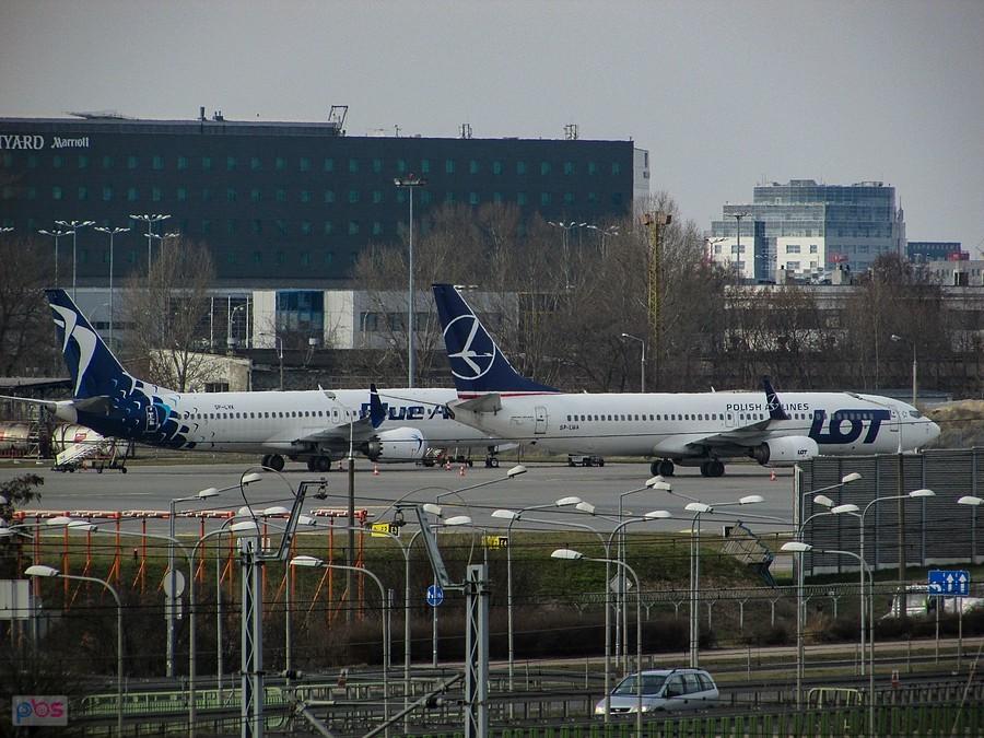 Boeingi 737 na płycie postojowej