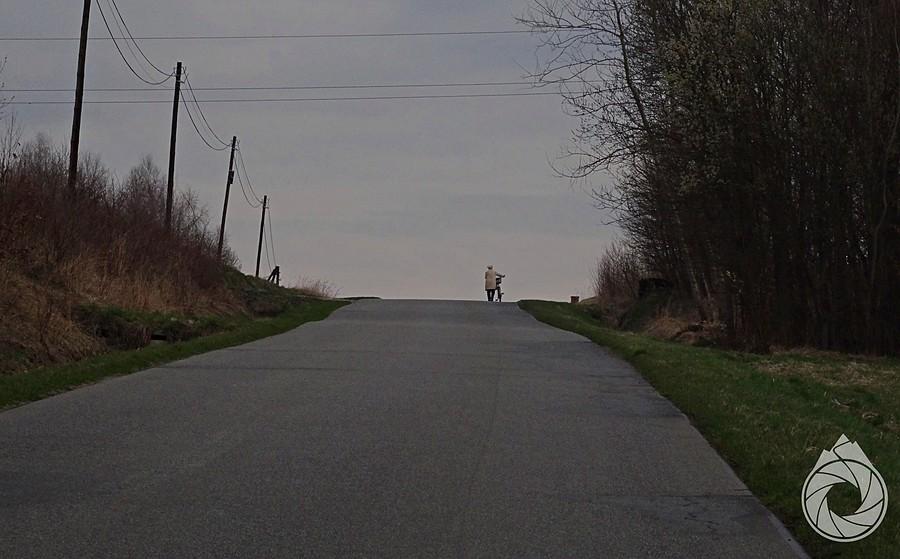 ciężki rowerowy poranek na Podkarpaciu