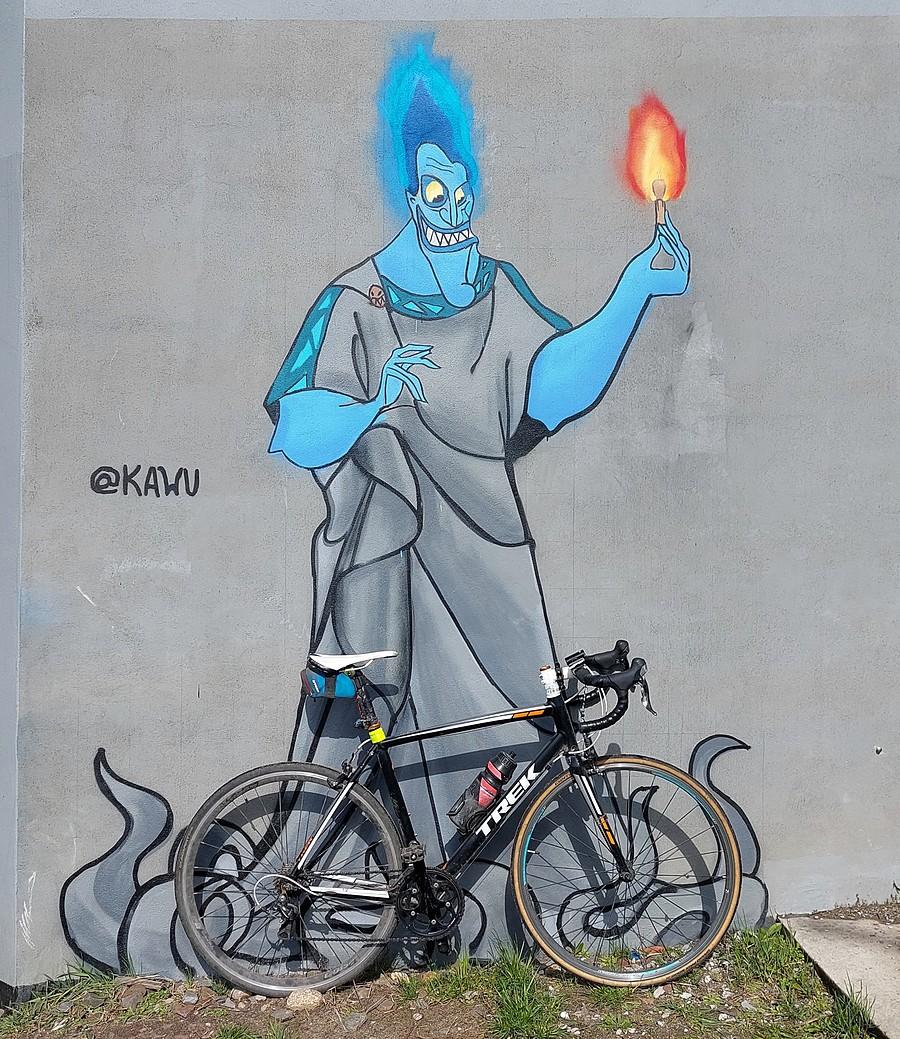 Mural Kawu w Poznaniu
