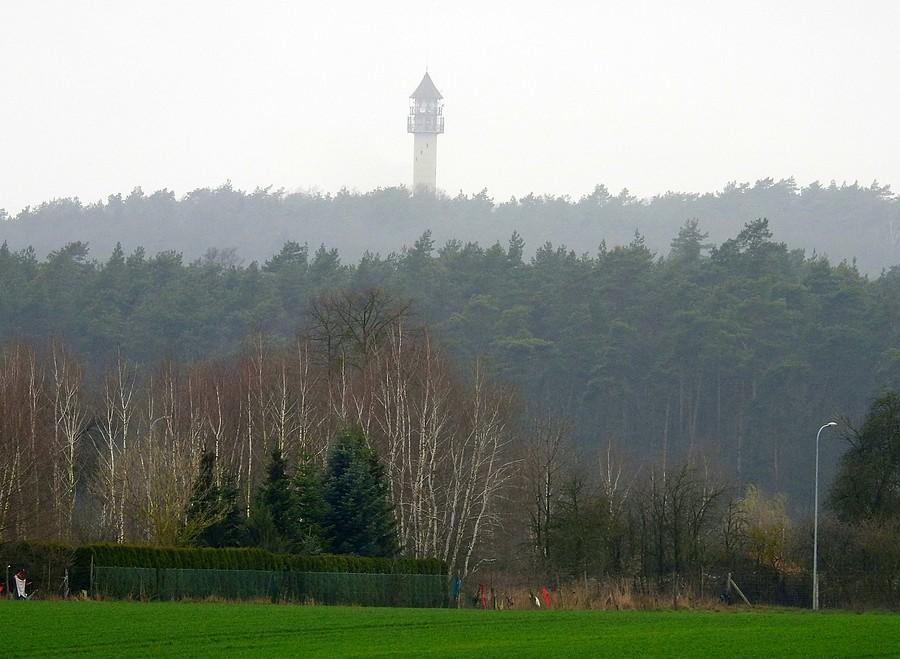 Dziewicza Góra w szarości