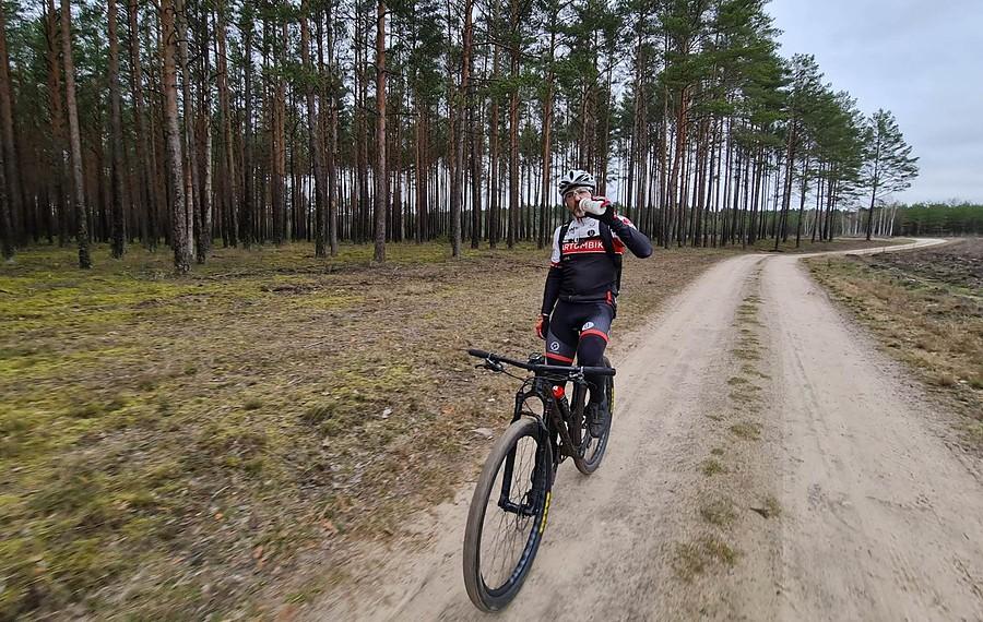 Na takiej długiej trasie picie to podstawa