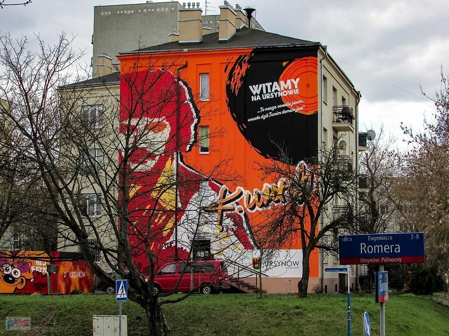 Nowy mural na Ursynowie
