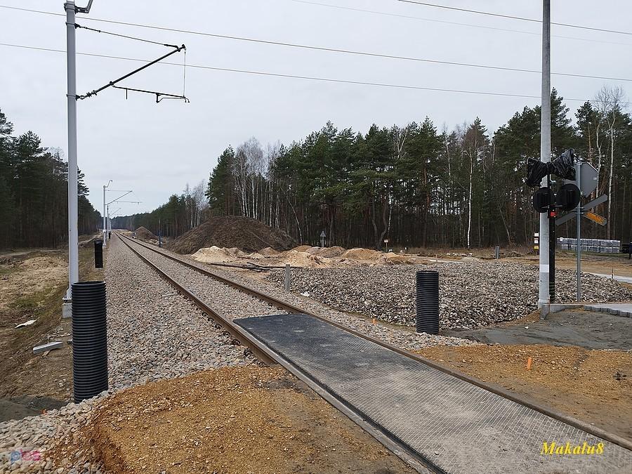 Linia kolejowa 182 przed Siewierzem