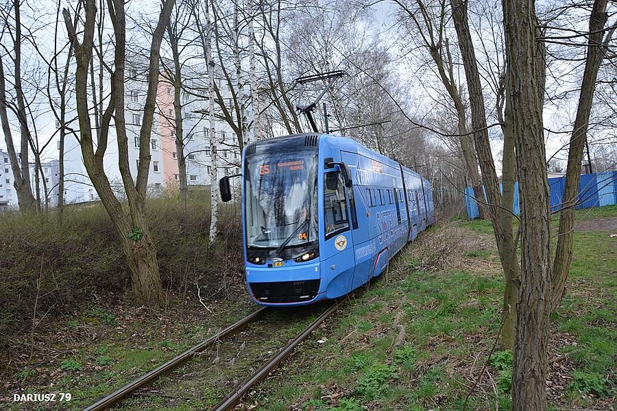Sosnowiec Milowice nowość niskopodłogowe tramwaje
