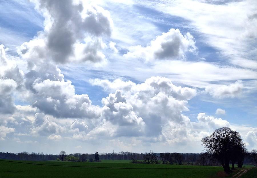 Piękne niebo nad Lisówkami