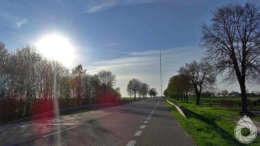 droga w stronę RTCN nad Piaskami