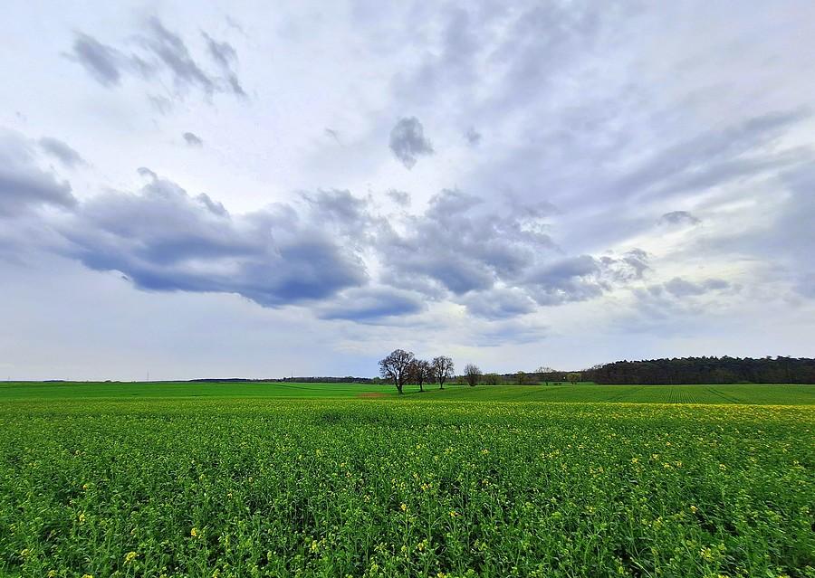 Piękne chmury nad Lisówkami