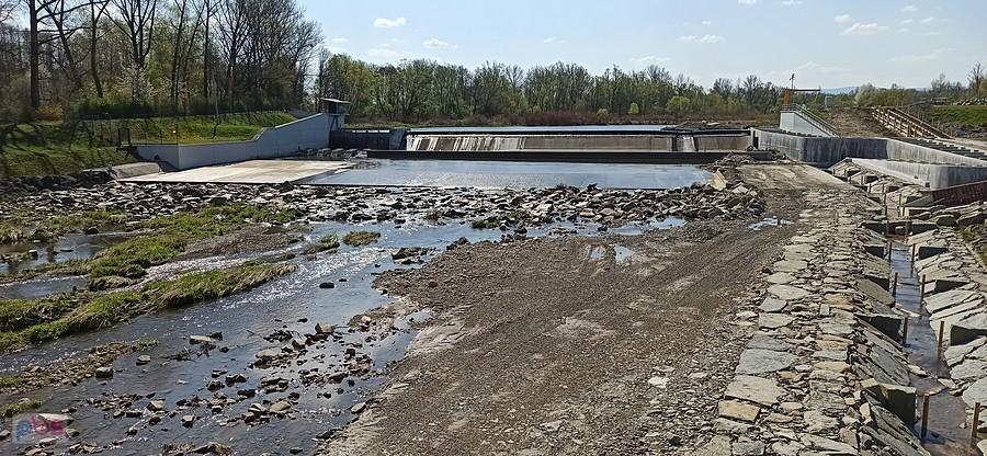 Stopień wodny na rzece Skawa