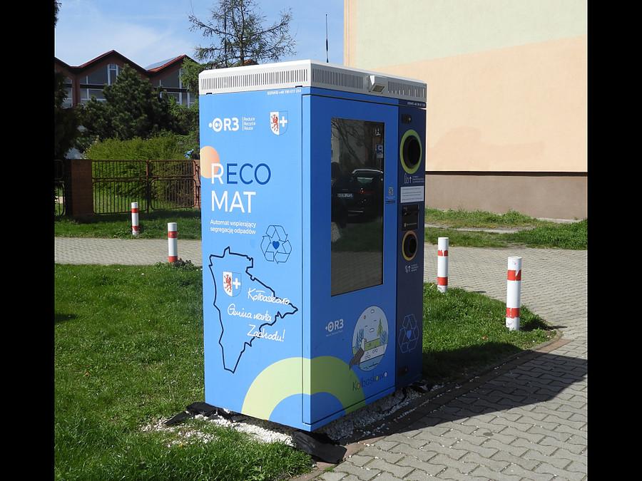 Niszczarka odpadów z tworzywa.
