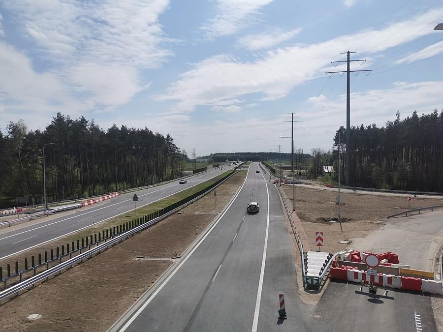 Trasa S7 przejezdna - węzeł Tarczyn jeszcze nie