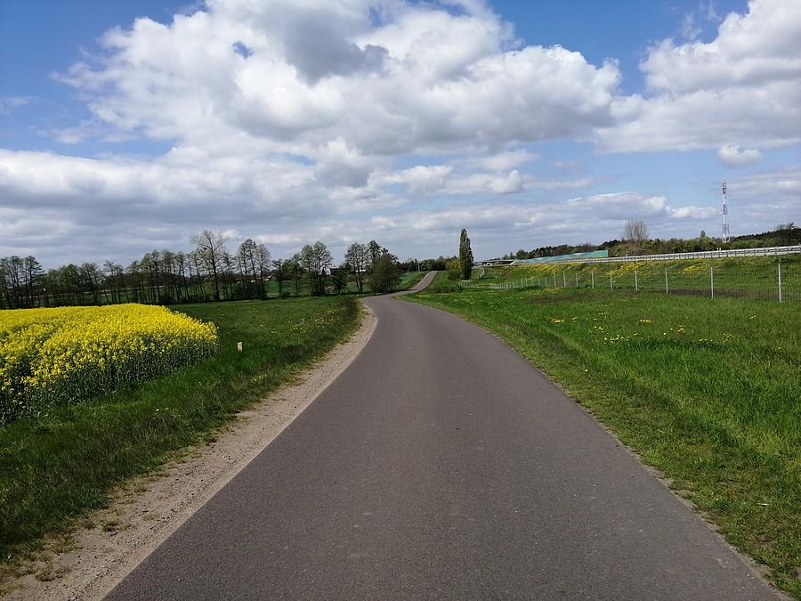 Boczne drogi pomiędzy Lądem a Słupcą.