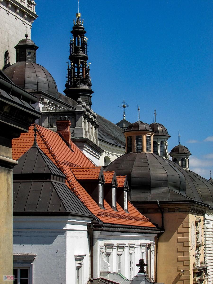 Jasna Góra - kopuły kaplic i sygnaturka