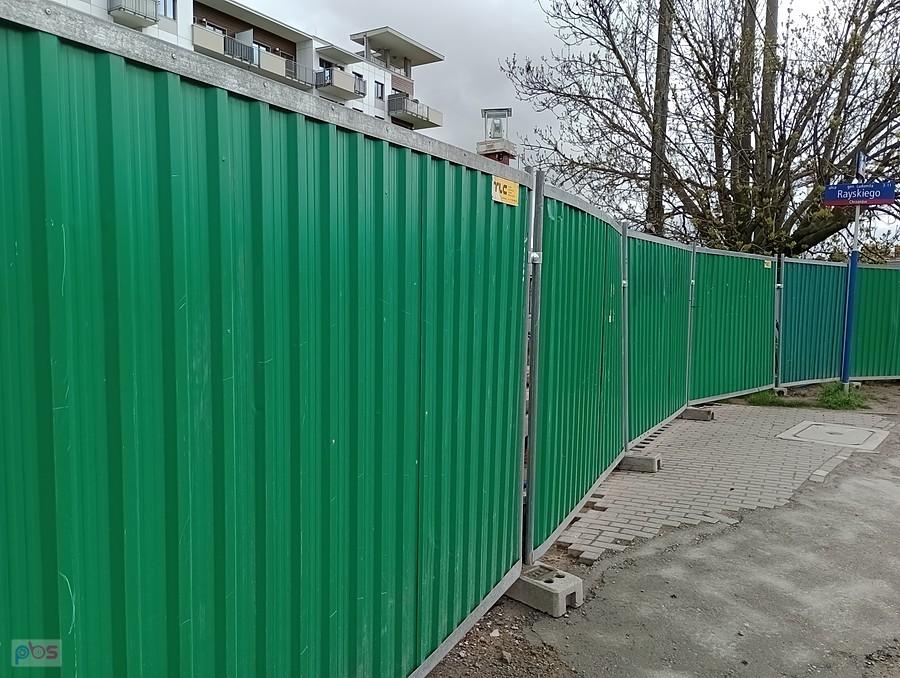 Zamknięta ulica Rayskiego. Szykują teren pod metro
