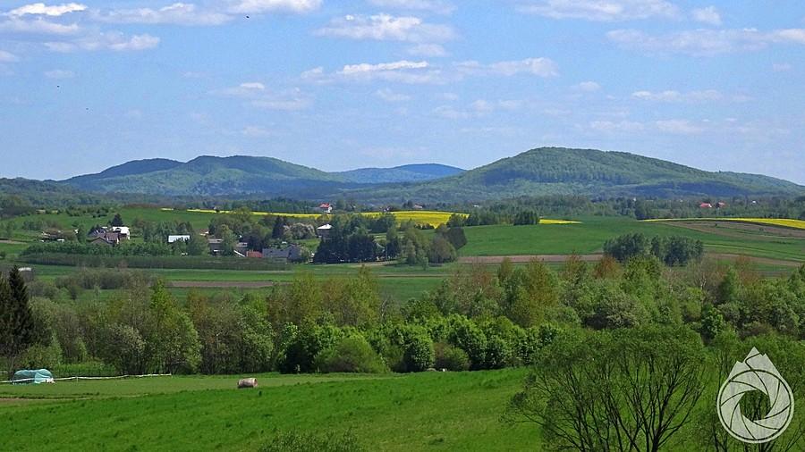 spojrzenie w stronę Gór Sanocko-Turczańskich