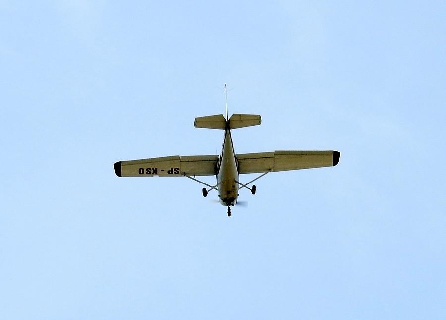 Cessna przeleciała mi nad kaskiem