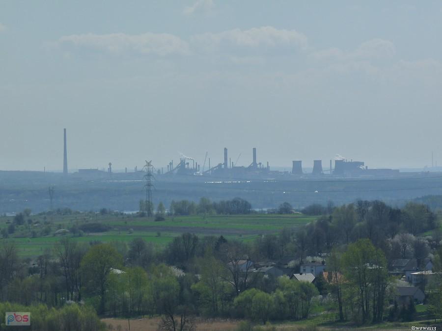 Huta Katowice z Ostrej Góry