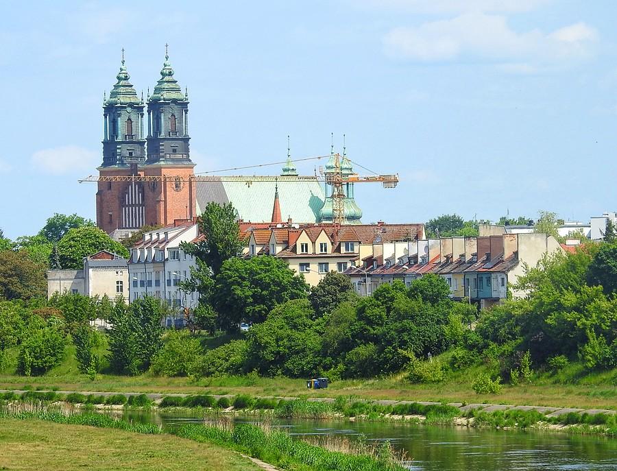 Żuraw pod poznańską katedrą
