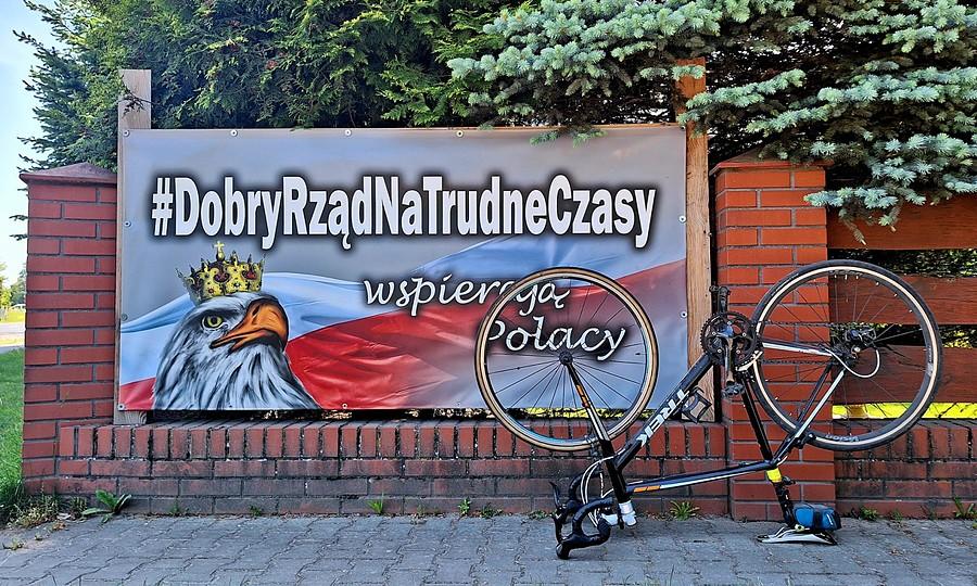 Aż rower mi się przewrócił na ten widok ze śmiechu