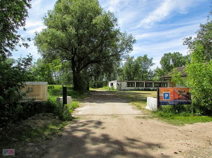 Resztki po Disc Golf przy Wale Miedzeszyńskim