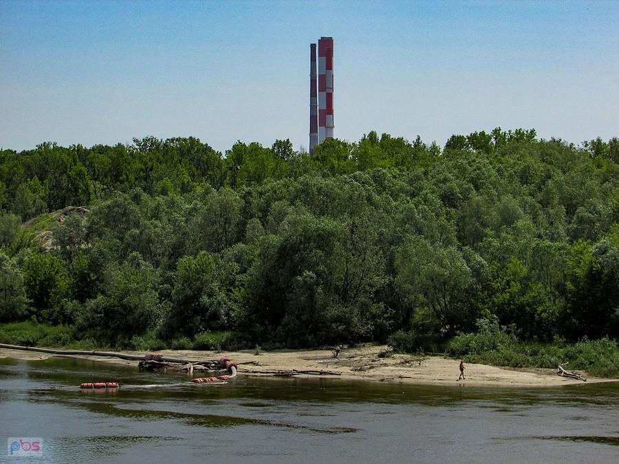 Piaskarnia i kominy EC Siekierki