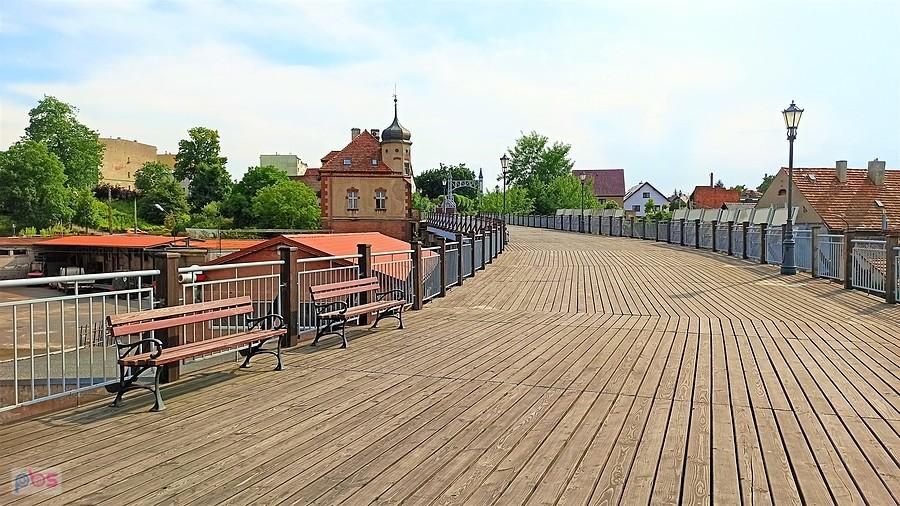 Nadrzeczne molo w Bytomiu Odrzańskim