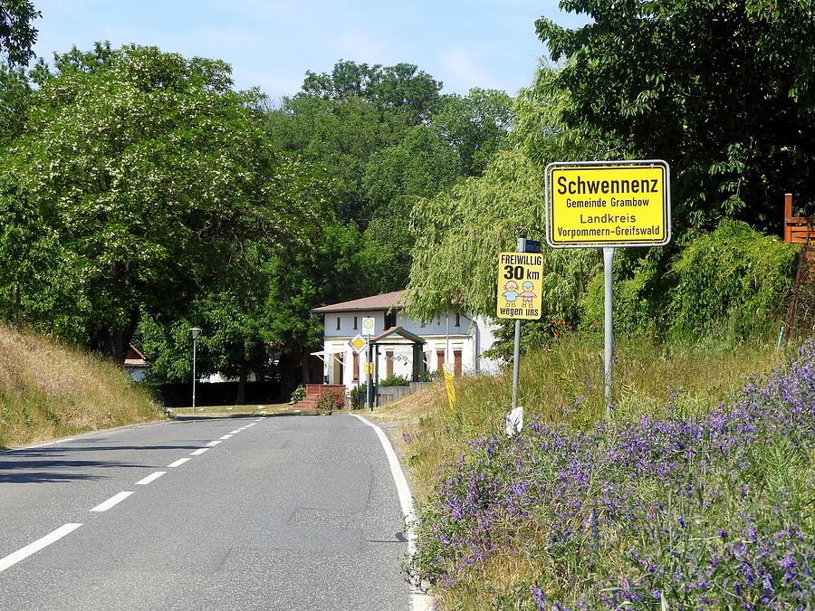 Schwennenz przygraniczna miejscowość.